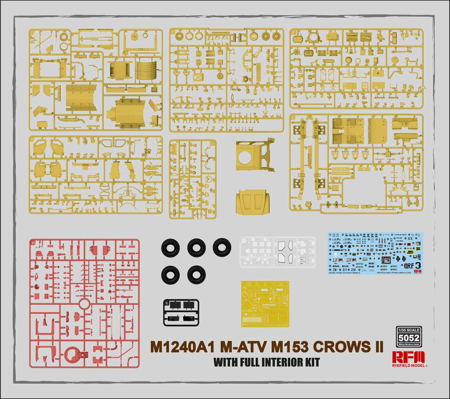 1:35Rye Field Model RFM5052 M1240A1 M-ATV (M153 Crows II) with Full Interior