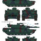 Rye Field Model M1A1 Abrams Ukraine/Poland 2-in-1 w/Kontakt-1 ERA Limited Edition Tank