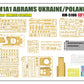 Rye Field Model M1A1 Abrams Ukraine/Poland 2-in-1 w/Kontakt-1 ERA Limited Edition Tank