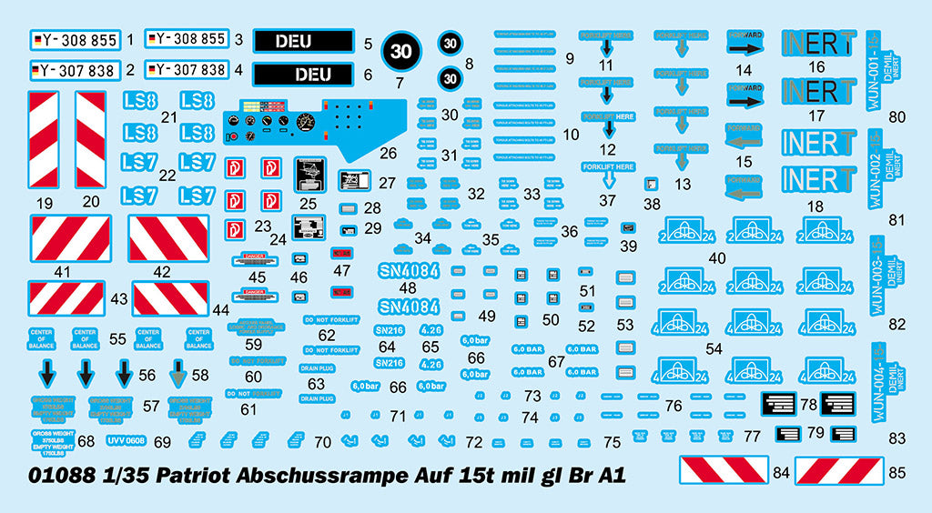 Patriot Abschussrampe Auf 15t mil gl Br A1 01088  missile launcher