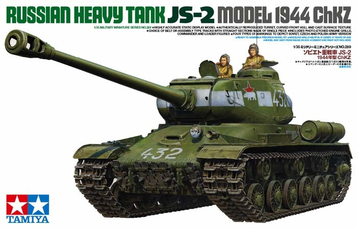 TAMIYA 1/35 Russian Heavy Tank JS-2 Model 1944 ChKZ  plastic model kit 35289