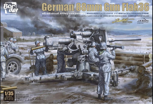 Border BT0131/35 German FLAK3688MM anti-aircraft gun