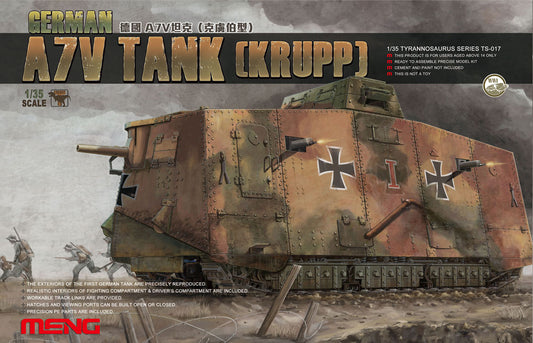 MENG TS-017 1/35 German A7V Tank (Krupp)