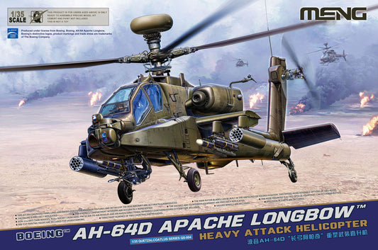 1/35MENGQS-004 Boeing AH-64D Apache Longbow Heavy Attack Helicopter