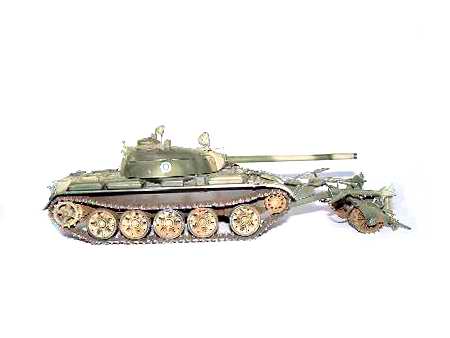 Trumpeter Finnish Army T-55 Kit with KMT-5 (1/35 Scale )