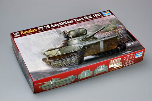 Trumpeter PT-76 Amphibious Tank Model 1951  (1/35 Scale)