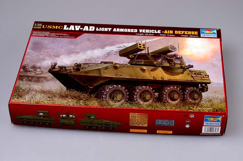 Trumpeter 1/35 USMC LAV-AD Light Armored Air Defense Vehicle Kit