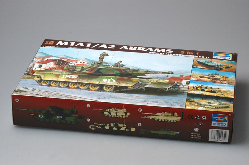 Trumpeter M1A1/A2 Tank, 5-in-1 1/35 Scale