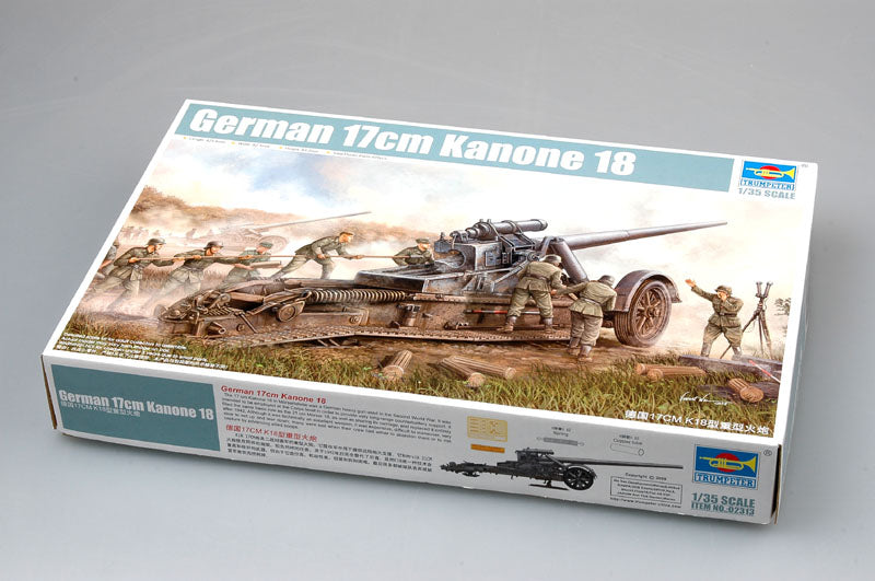 Trumpeter 1/35 German 17cm s.K 18 Heavy Artillery Gun Model Kit