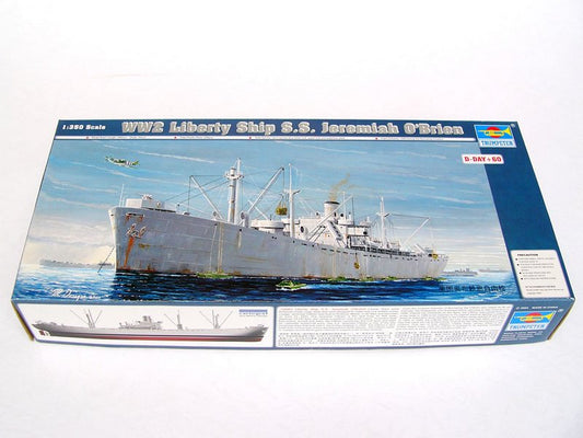 Trumpeter 1/350 Scale SS Jeremiah O'Brien WWII Liberty Ship Model Kit