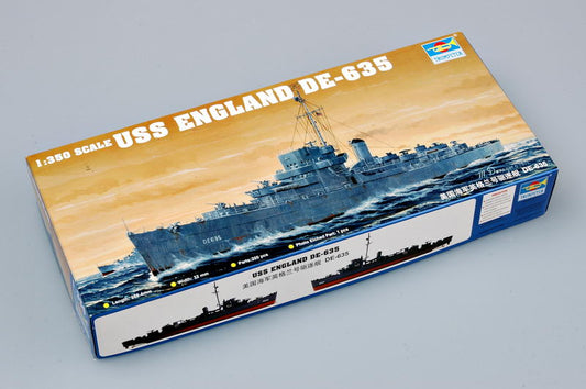 Trumpeter 1/350 Scale USS England DE635 Buckley Class Destroyer