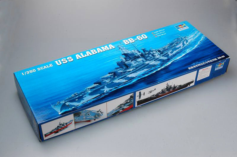 Trumpeter 1/350 USS Alabama BB60 Battleship Model Kit