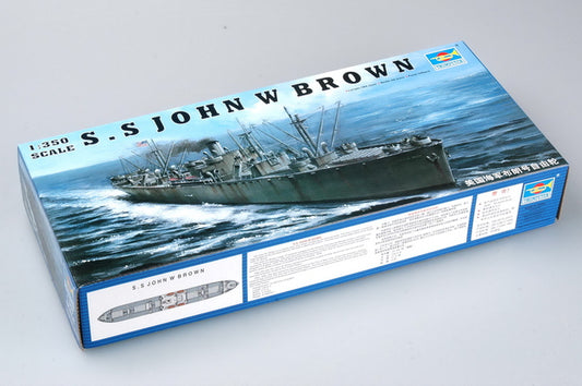 Trumpeter 1/350 Scale SS John W Brown Liberty Ship Model Kit