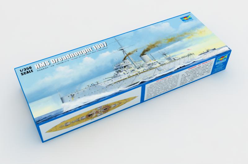 Trumpeter HMS Dreadnaught WWI British Battleship 1907 (1/350 Scale)