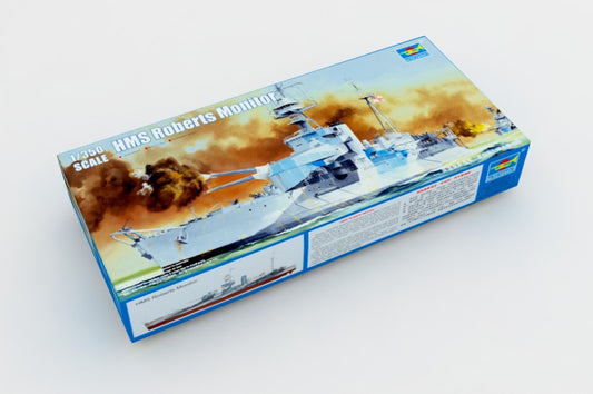 Trumpeter HMS Roberts Monitor Plastic Model Kit (1/350 Scale)