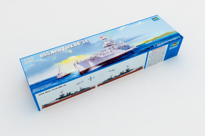 Trumpeter USS New York BB-34 Battleship Building Kit (1/350 Scale)