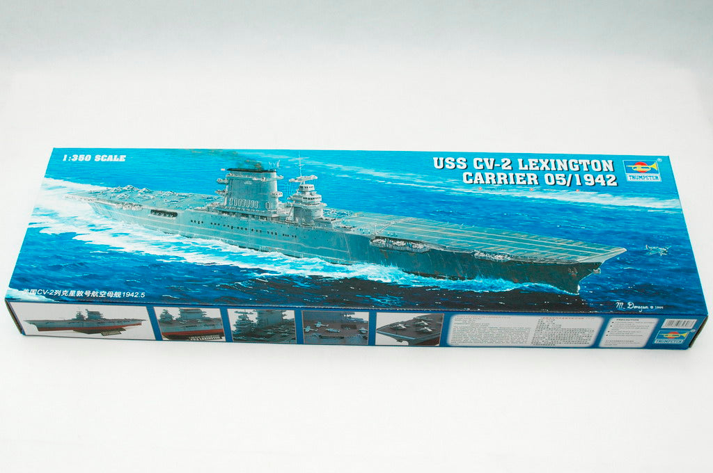 Trumpeter 1/350 USS Lexington CV2 Aircraft Carrier Model Ship Kit