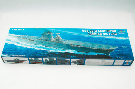 Trumpeter 1/350 USS Lexington CV2 Aircraft Carrier Model Ship Kit