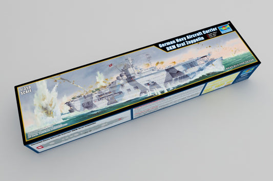 Trumpeter 1/350  German Navy  Aircraft Carrier DKM Graf Zeppelin Plastic Model Ship kit