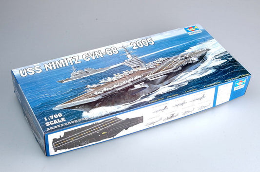 Trumpeter 1/700 USS Nimitz CVN68 Aircraft Carrier 2005 ship Model Kit