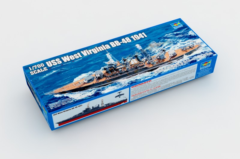 Trumpeter USS West Virginia BB48 Battleship 1941 Model Kit (1/700 Scale)