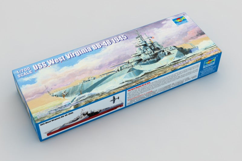 Trumpeter 1/700 USS West Virginia BB-48 1945 Battleship