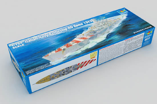 Trumpeter 1/700 RN Roma Italian Navy Battleship 1943 Model Kit