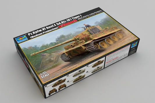 Trumpeter 1/35 Pz.Kpfw.VI Ausf.E Sd.Kfz.181 Tiger I (Medium Production) w/Zimmerit Plastic Model kit