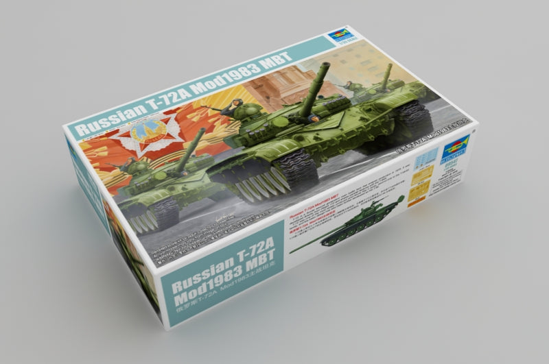 Trumpeter 1/35 T-72A Mod1983 MBT Plastic Model Armor kit, Various