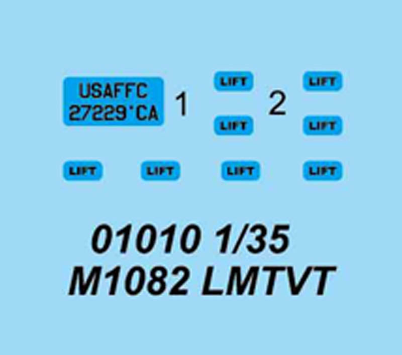 Trumpeter M1082 LMTVT Kit (Light Medium Tactical Vehicle Trailer) 1/35 scale