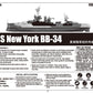 Trumpeter USS New York BB-34 Battleship Building Kit (1/350 Scale)