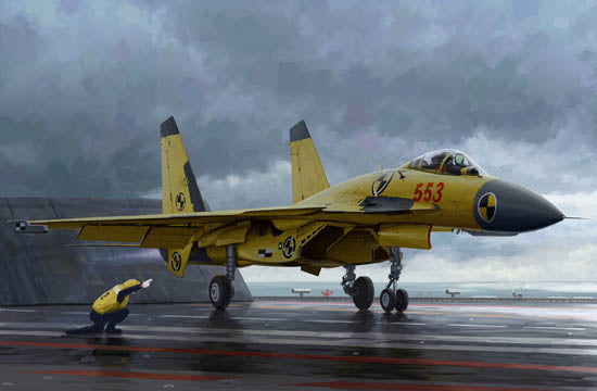 Trumpeter Chinese J-15 with Flight Deck Model Kit