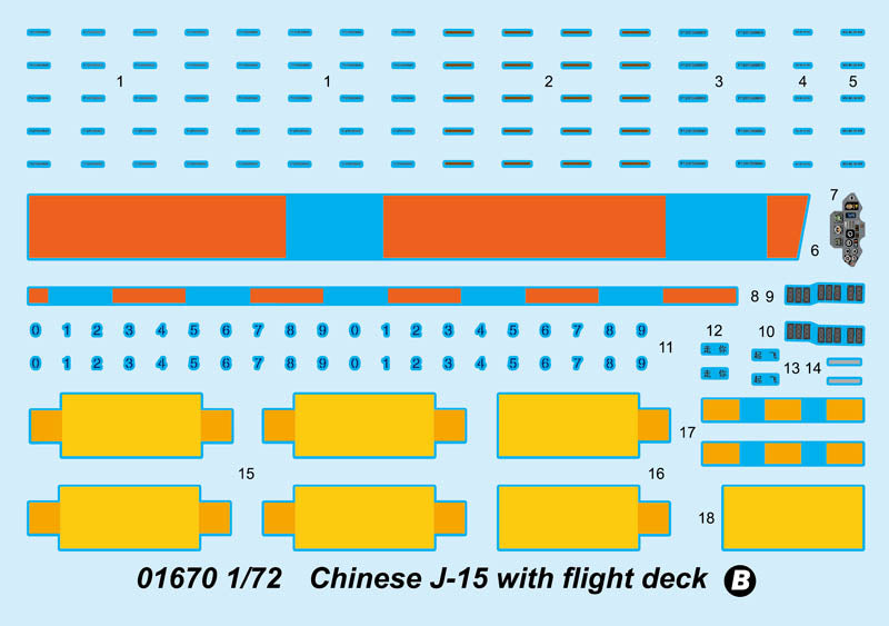 Trumpeter Chinese J-15 with Flight Deck Model Kit