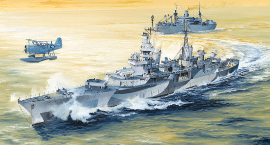 Trumpeter USS Indianapolis CA35 Heavy Cruiser 1944 (1/350 Scale)