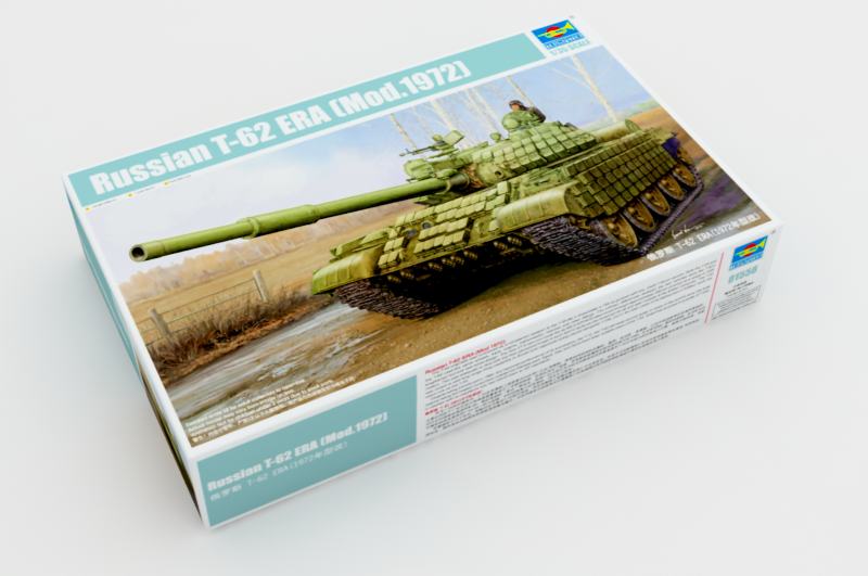 Trumpeter Russian T62 ERA Mod 1972 Tank (1/35 Scale Static Kit)