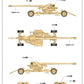 Trumpeter 1/35 German 12.8cm Kanone 43 bzw44 (Krupp) Gun Model Kit