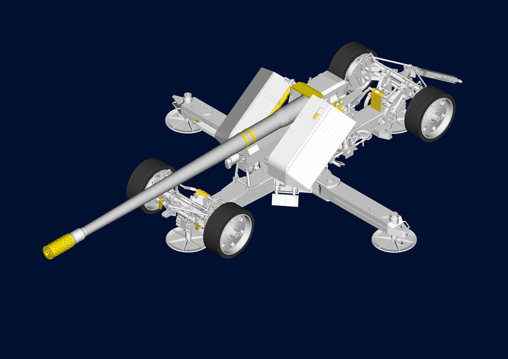 Trumpeter 1/35 German 12.8cm Kanone 43 bzw44 (Krupp) Gun Model Kit