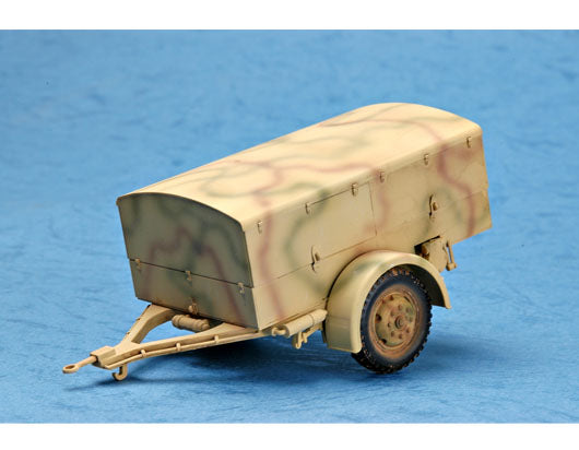 Trumpeter German SdKfz 7/1 Late Version Halftrack with 2cm Flak 38 Gun and Supply Trailer( 1/35scale)