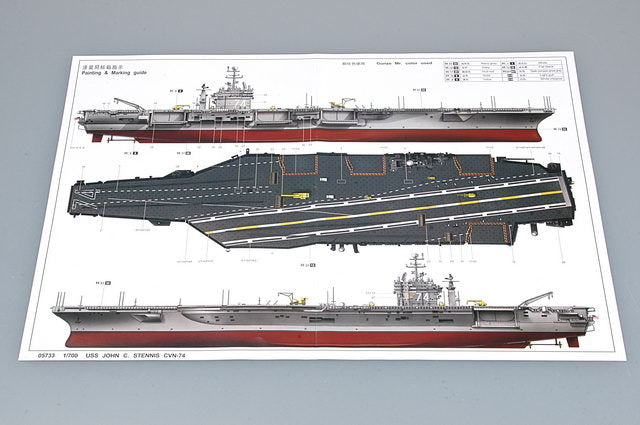 Trumpeter USS John C Stennis CVN74 Aircraft Carrier (1/700 Scale)