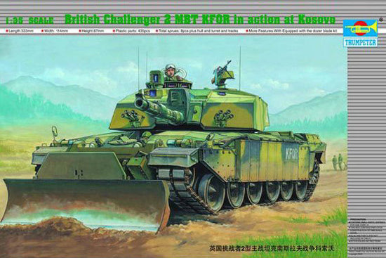 Trumpeter British Challenger II Main Battle Tank Model Kit 1/35 Scale