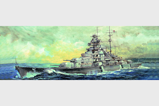 Trumpeter 1/700 German Bismarck Battleship 1941 Ship Model Kit