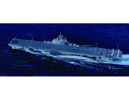 Trumpeter 1/700 USS Yorktown CV10 Aircraft Carrier  Ship Model Kit