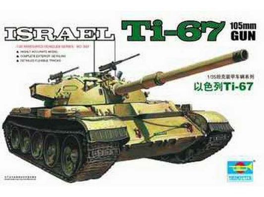 Trumpeter Israeli T67 Tank with 105mm Gun 1/35 Scale tank model kit