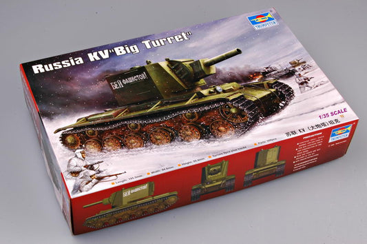 Trumpeter  Russian KV2 Tank (Big Turret) 1/35 Scale model kit