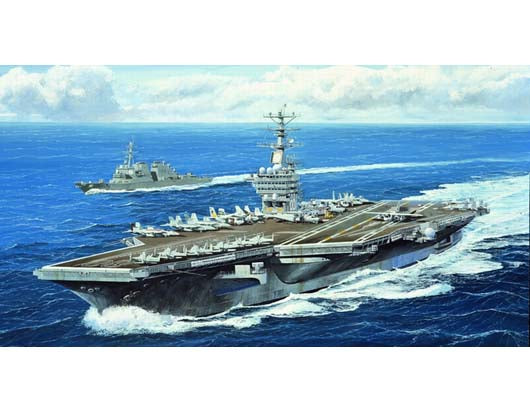 Trumpeter 1/700 USS Nimitz CVN68 Aircraft Carrier 2005 ship Model Kit