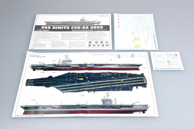 Trumpeter 1/700 USS Nimitz CVN68 Aircraft Carrier 2005 ship Model Kit