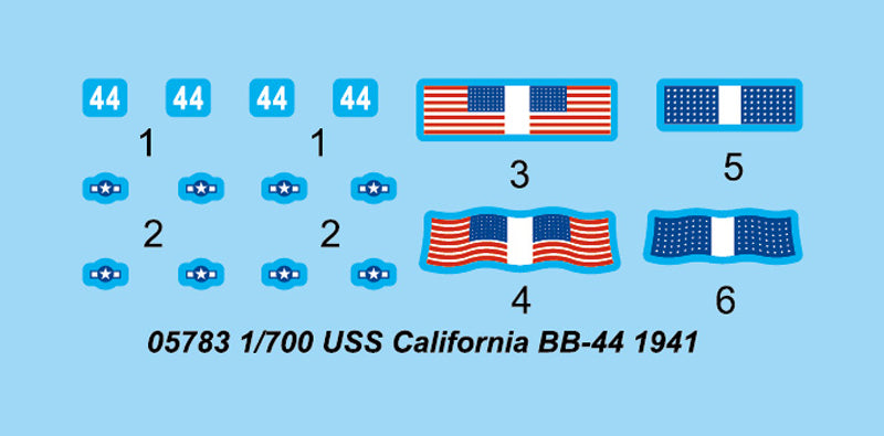 Trumpeter USS California BB-44 1941 Model Kit