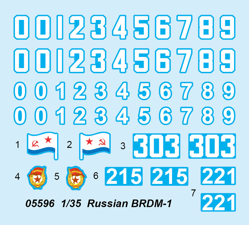 Trumpeter 1/35 Russian BRDM-1 Model Kit