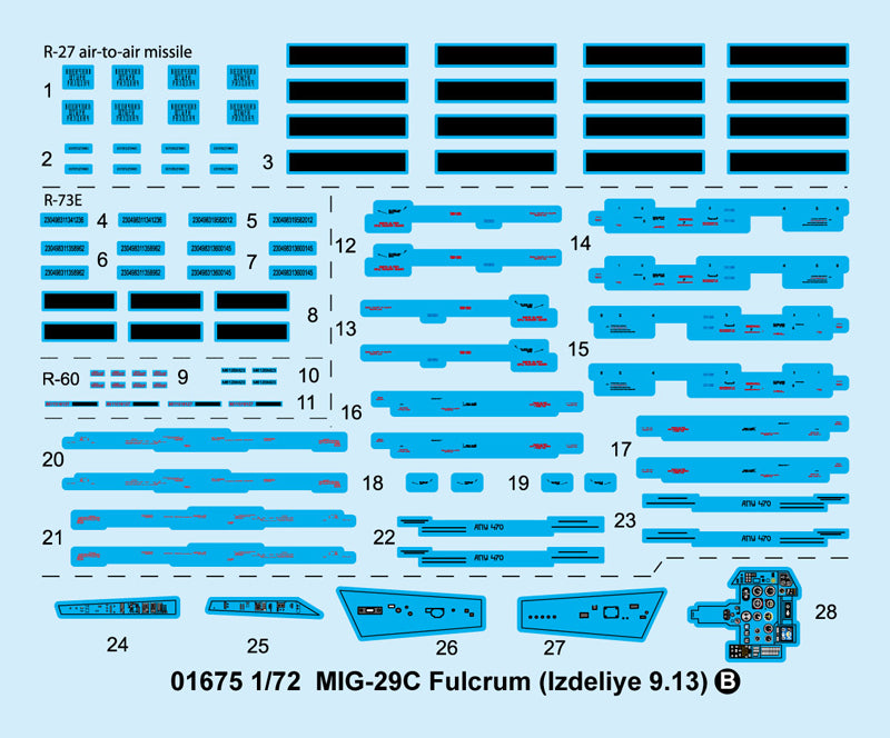 Trumpeter MIG-29C Fulcrum Aircraft Model Kit