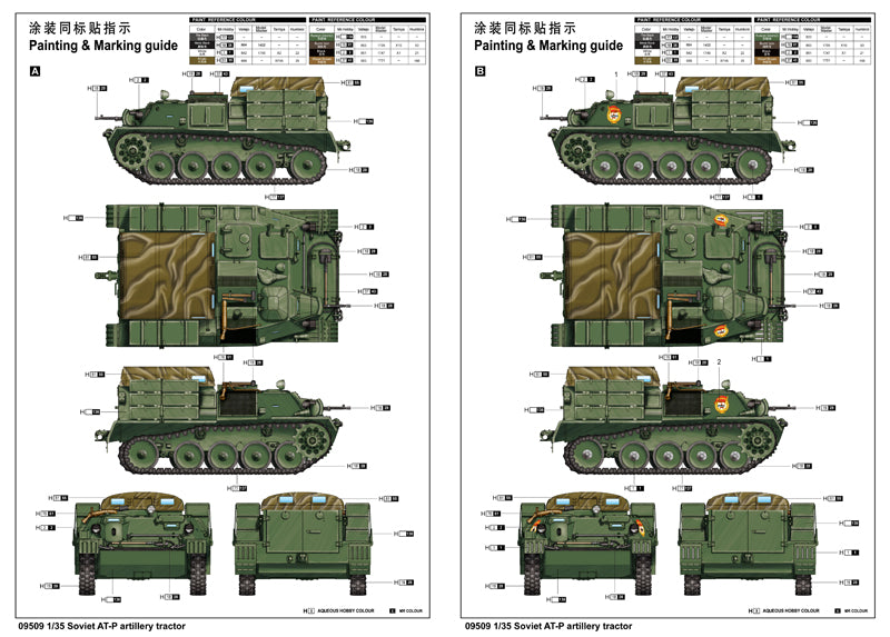 Trumpeter Soviet at-P Artillery Tractor Armor Model Kit  1/35 scale